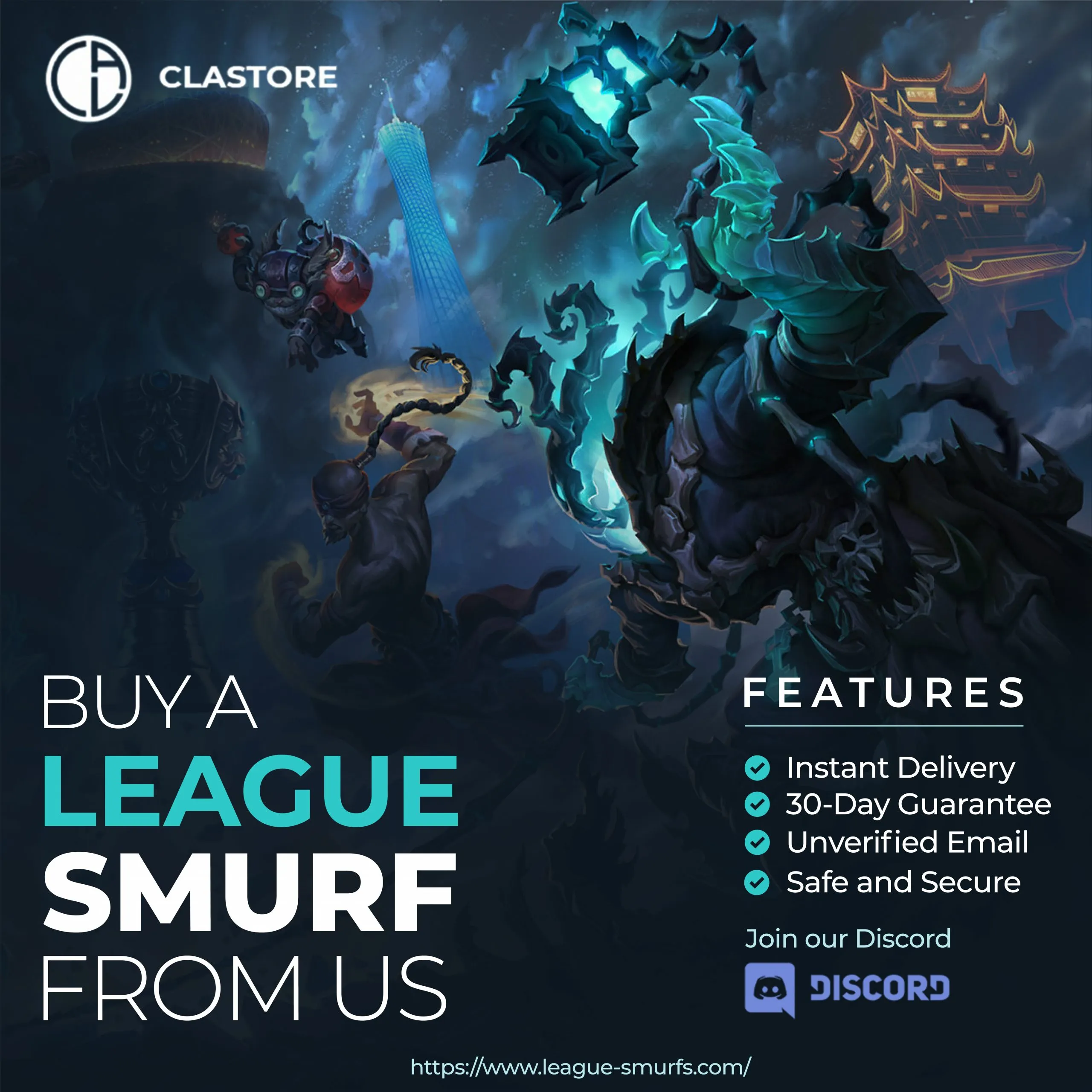 Buy LoL Smurf Accounts - League of Legends Smurfs 